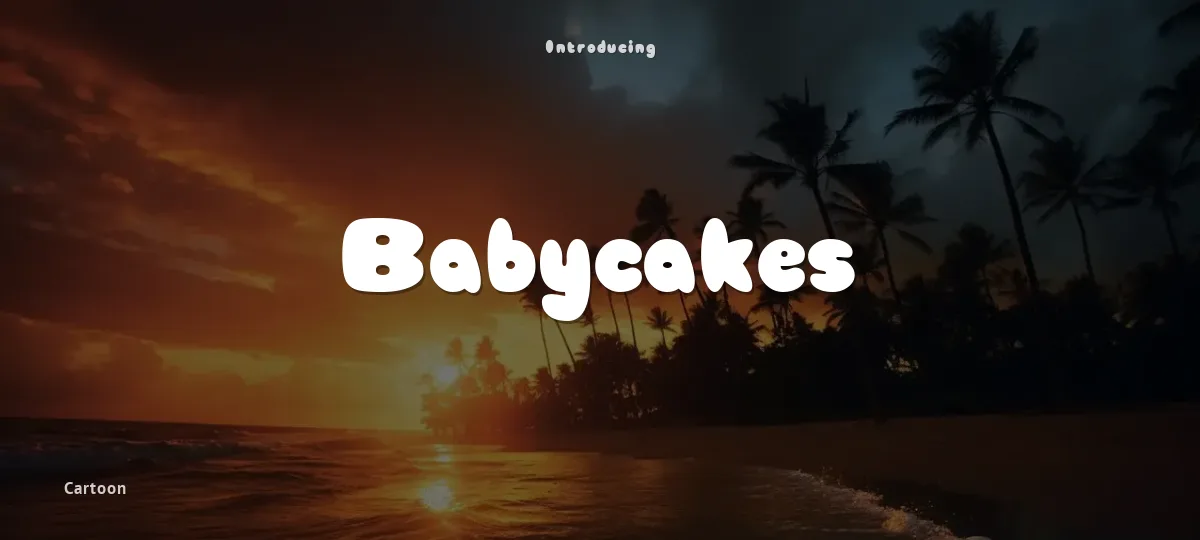 Babycakes font preview