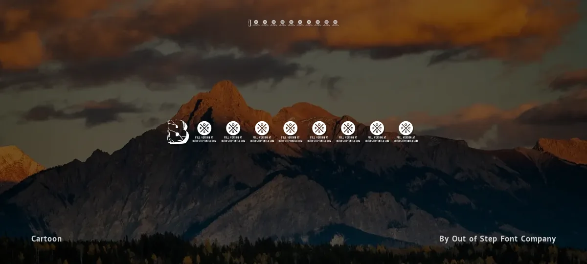 Backtrack font preview