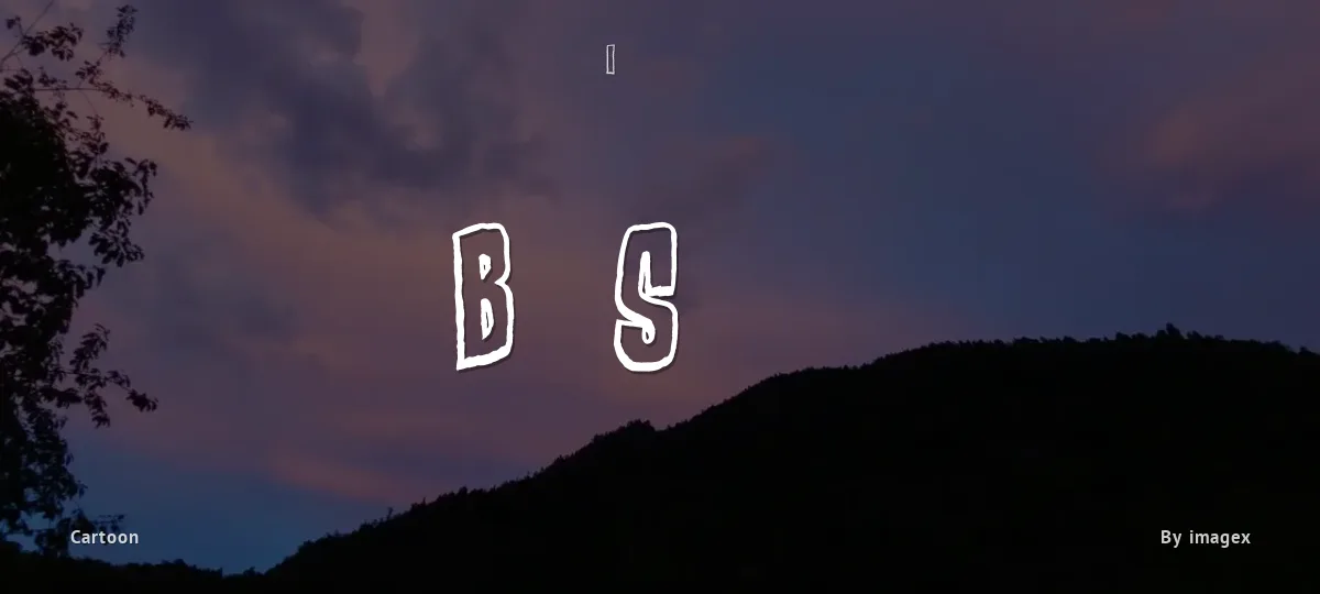 Bad Stories font preview