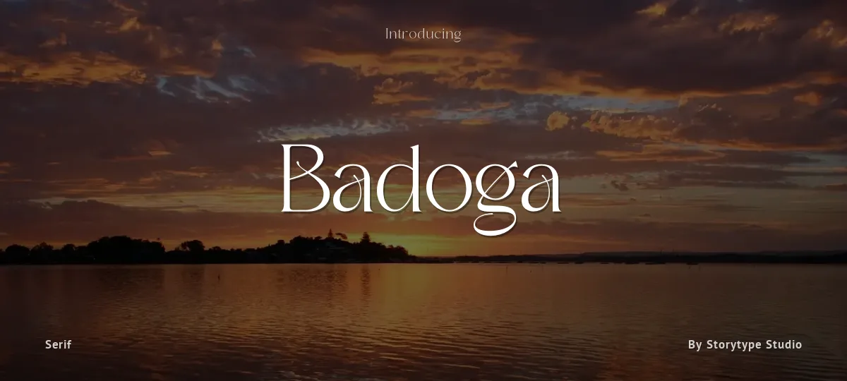 Badoga font preview