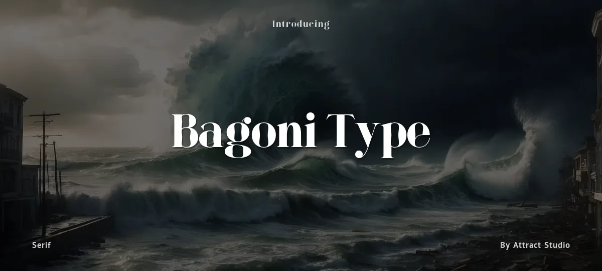 Bagoni Type font preview