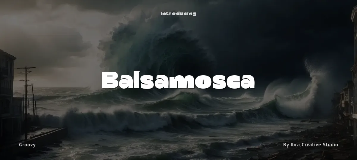 Balsamosca font preview