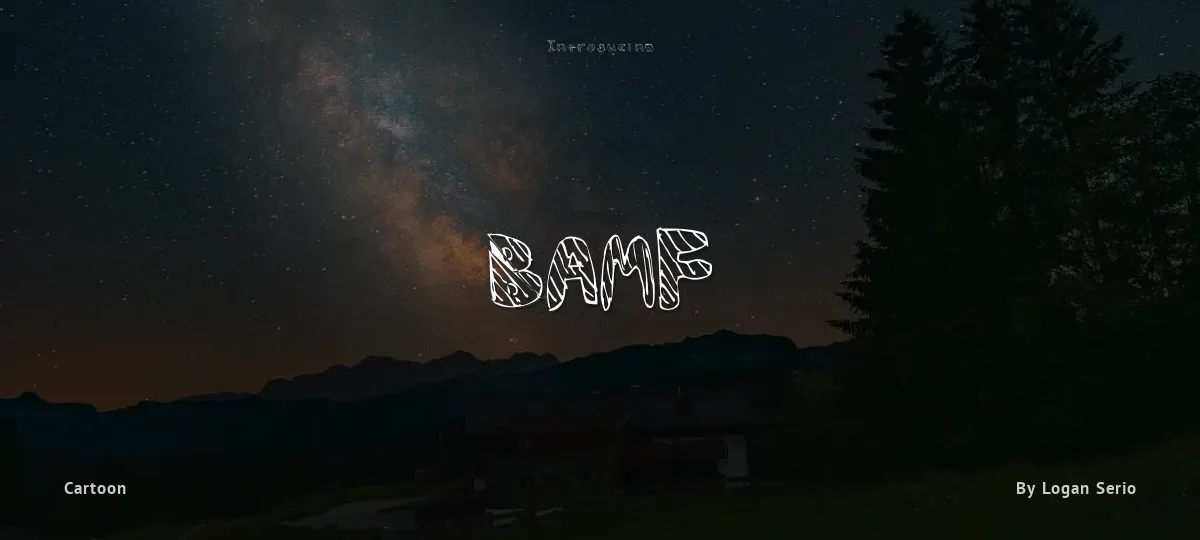 BAMF font preview