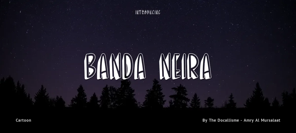 Banda Neira font preview