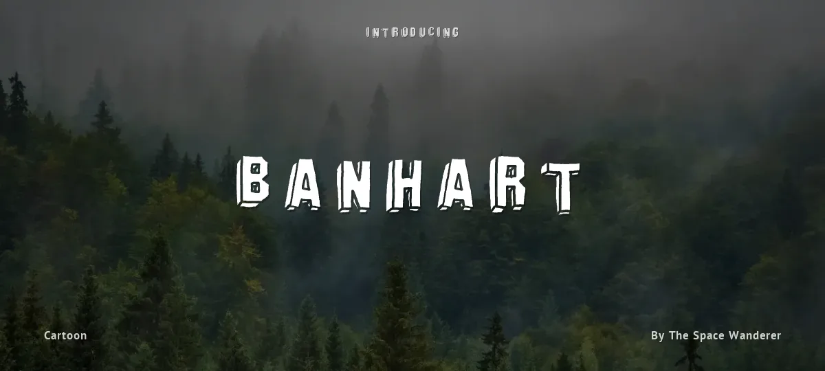Banhart font preview