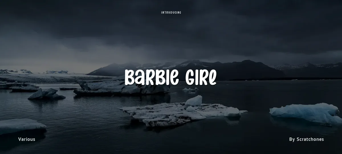 Barbie Girl font preview