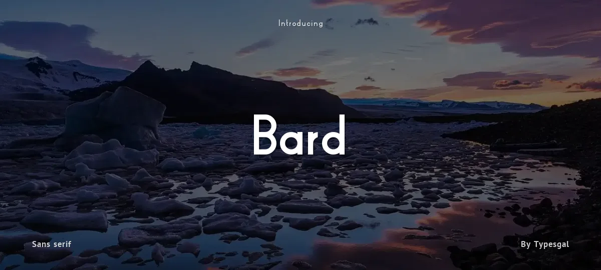 Bard font preview