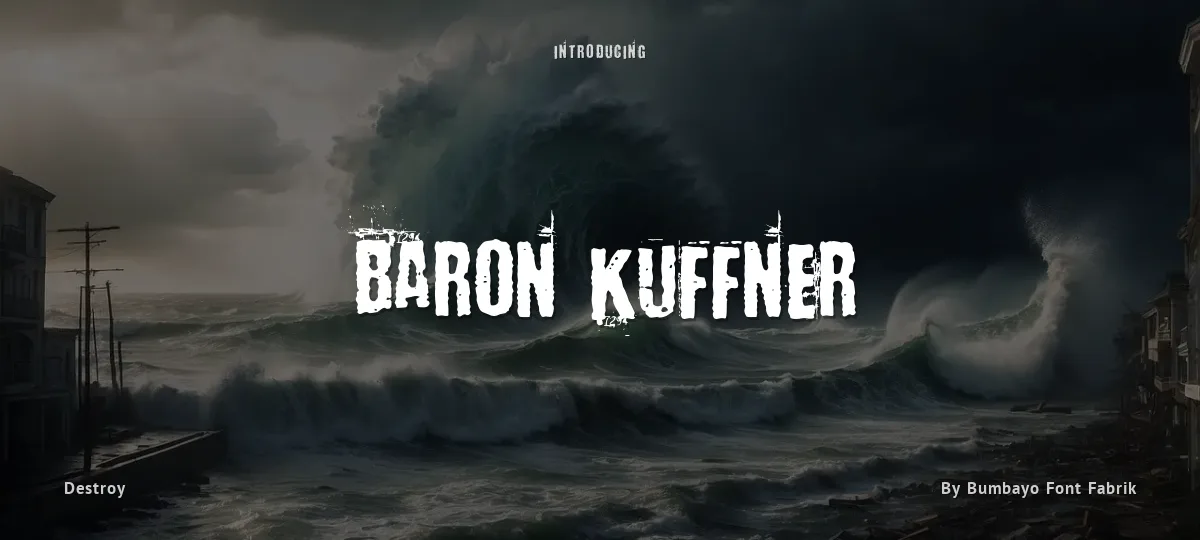 Baron Kuffner font preview