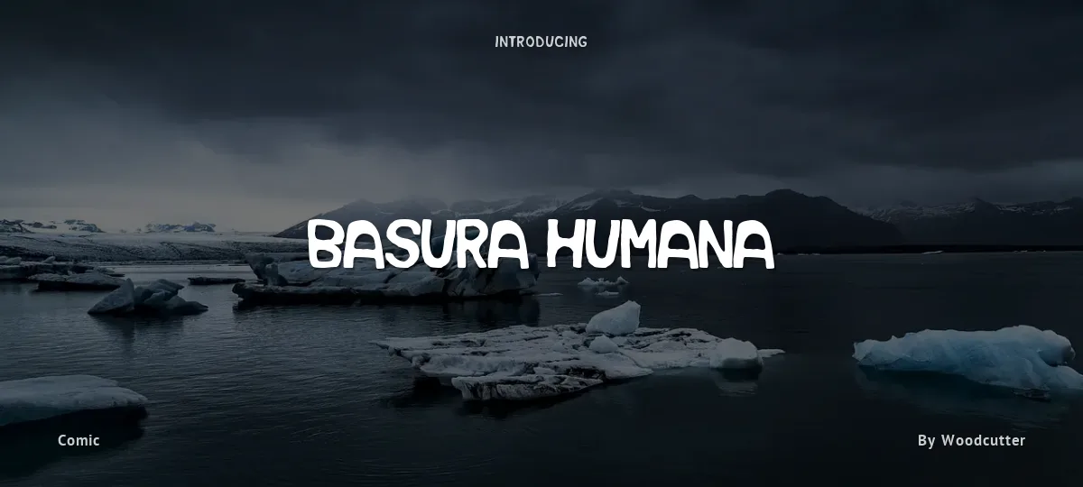 Basura Humana font preview