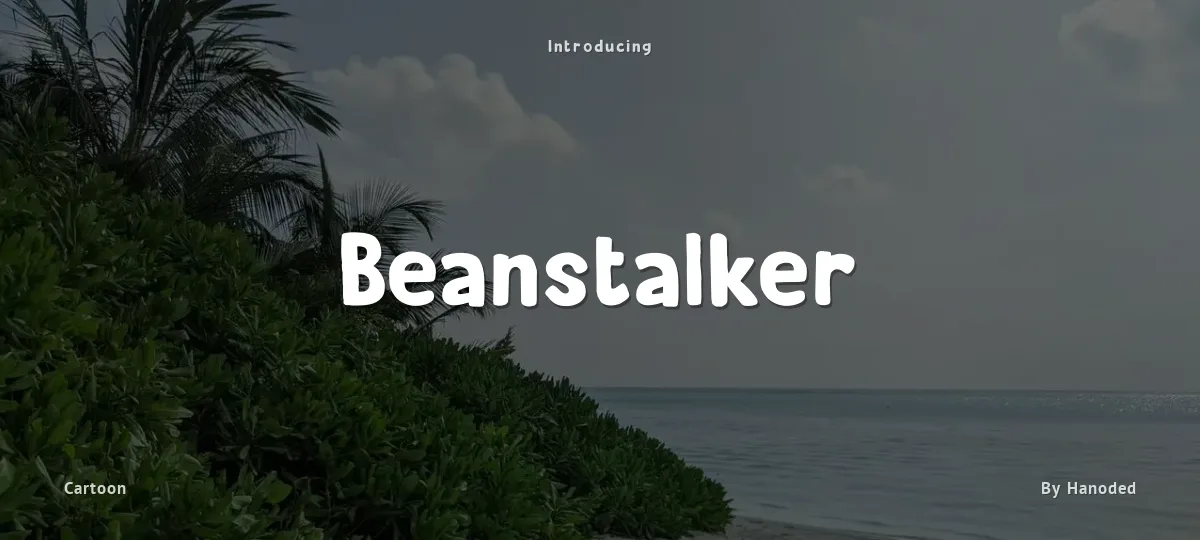 Beanstalker font preview
