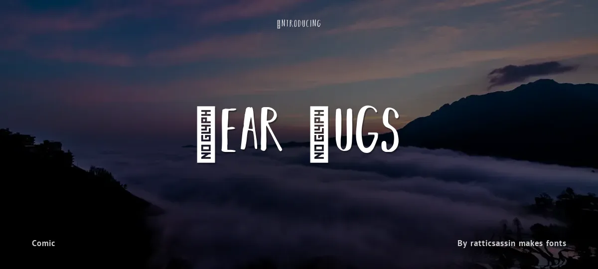 Bear Hugs font preview