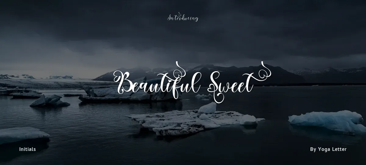 Beautiful Sweet font preview