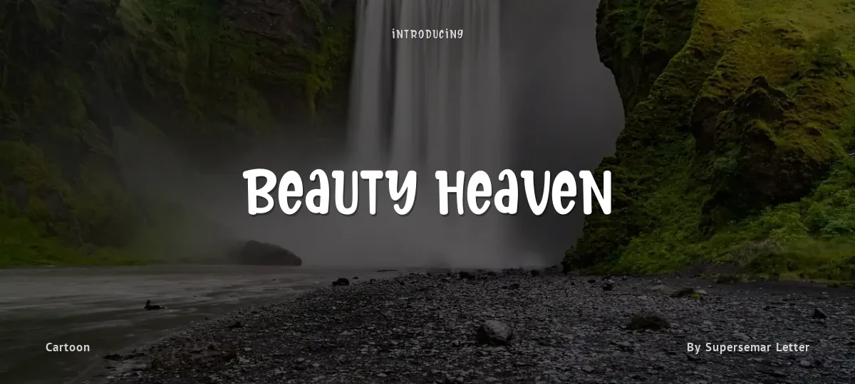 Beauty Heaven font preview