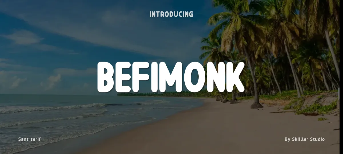 Befimonk font preview