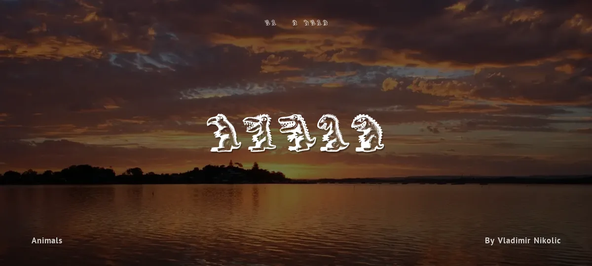 Being font preview