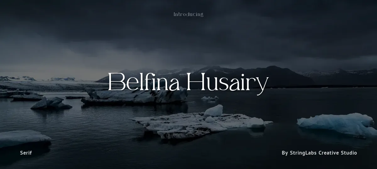 Belfina Husairy font preview