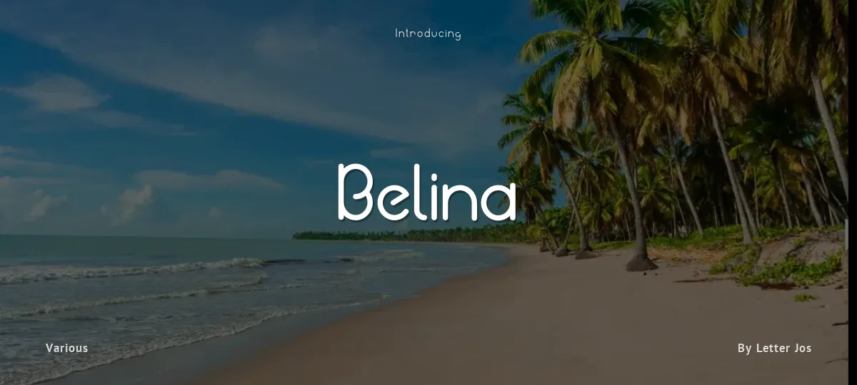 Belina font preview