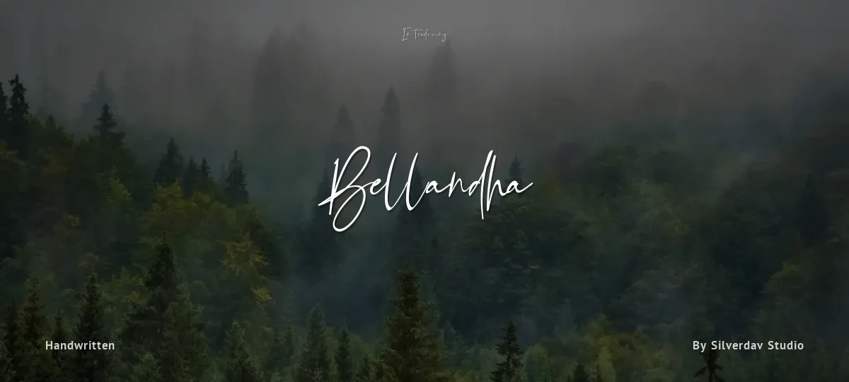 Bellandha font preview