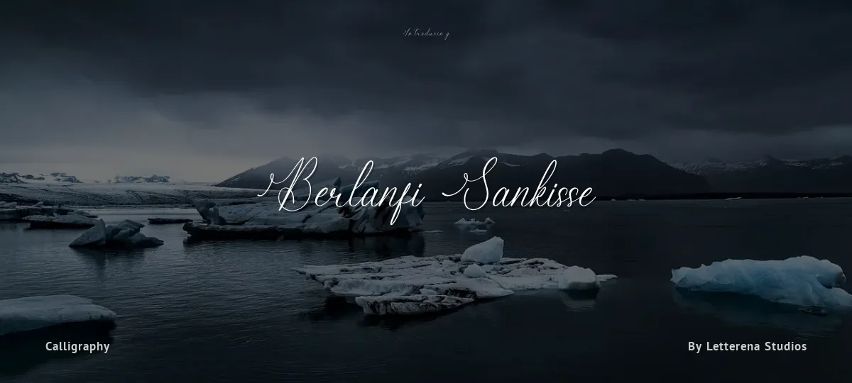 Berlanfi Sankisse font preview
