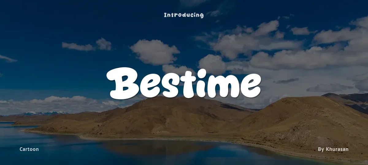 Bestime font preview