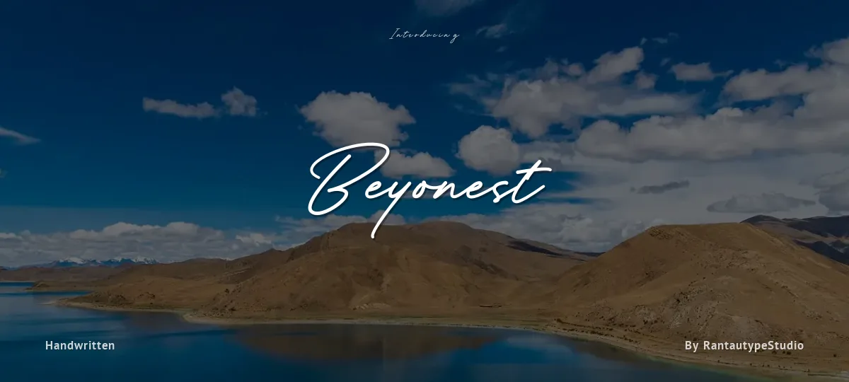 Beyonest font preview