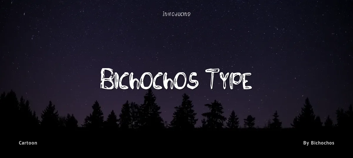 Bichochos Type font preview