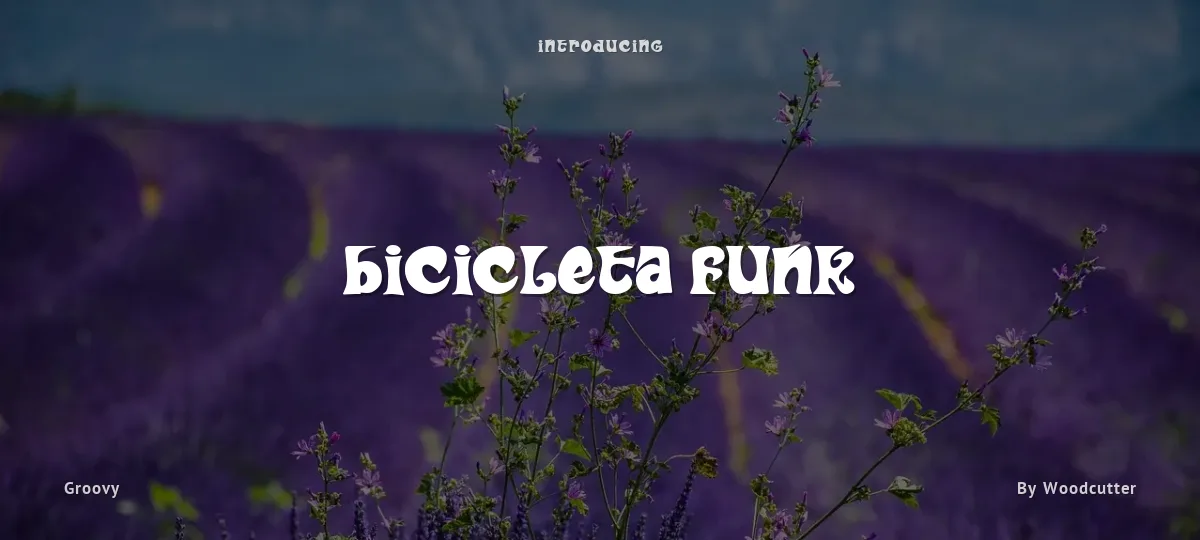 Bicicleta Funk font preview