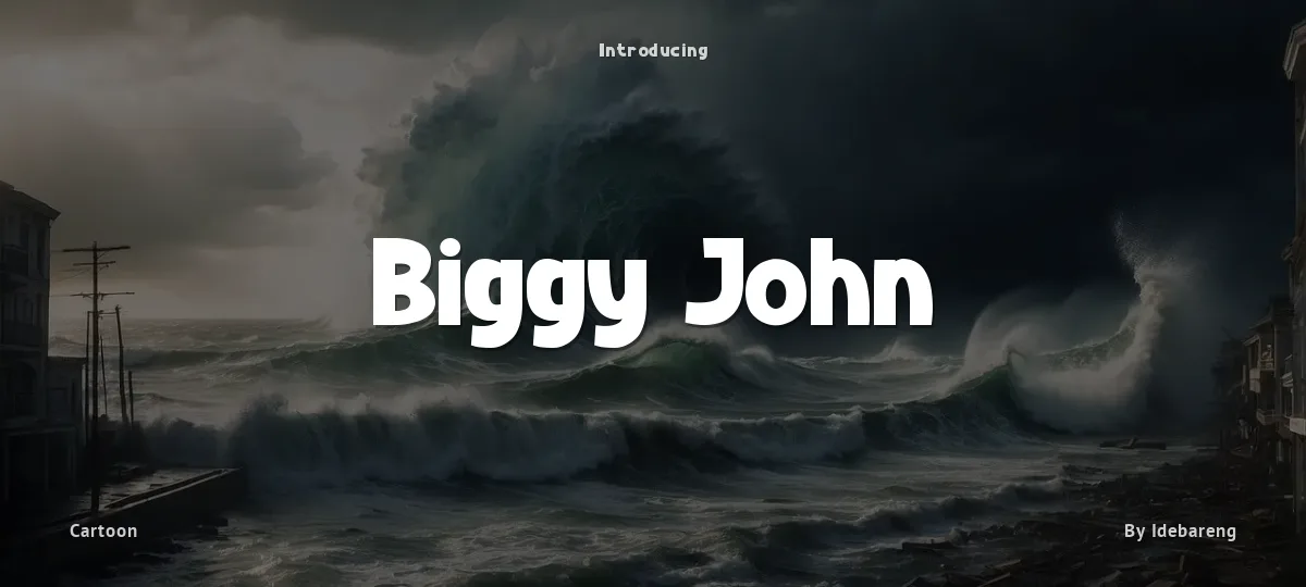 Biggy John font preview