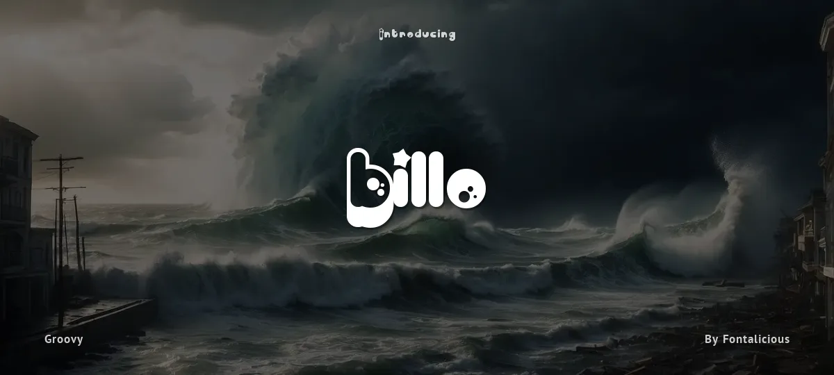 Billo font preview
