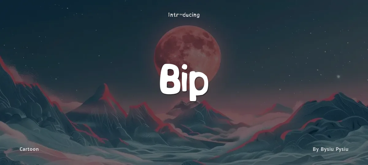 Bip font preview