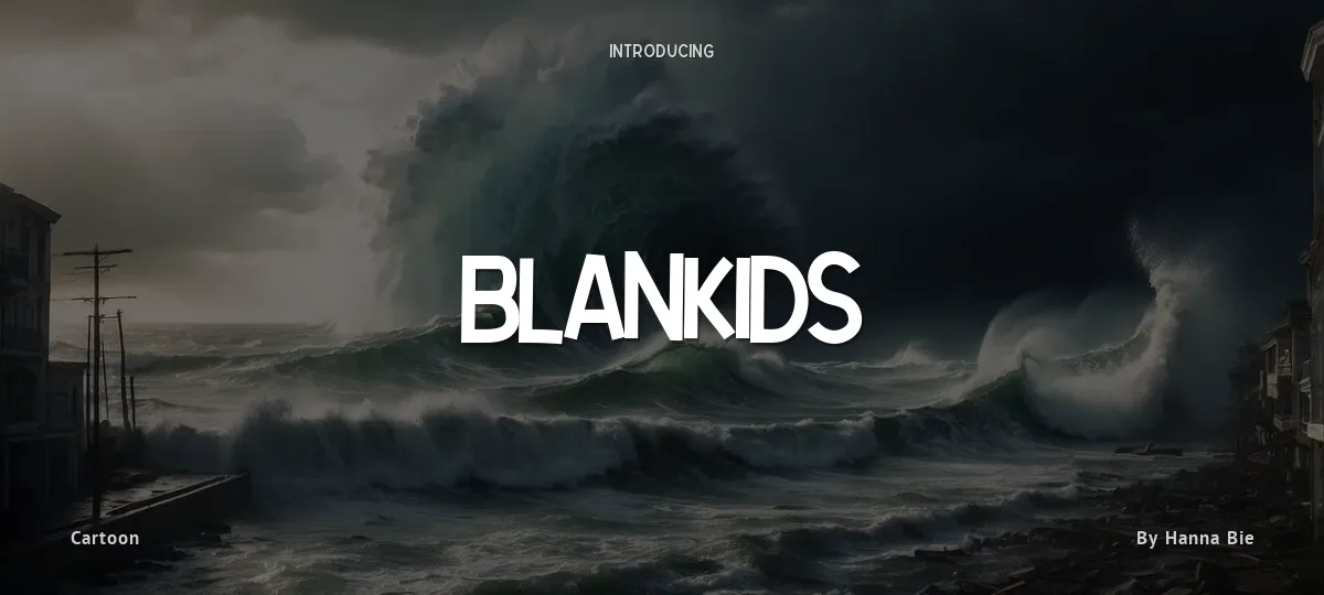 Blankids font preview