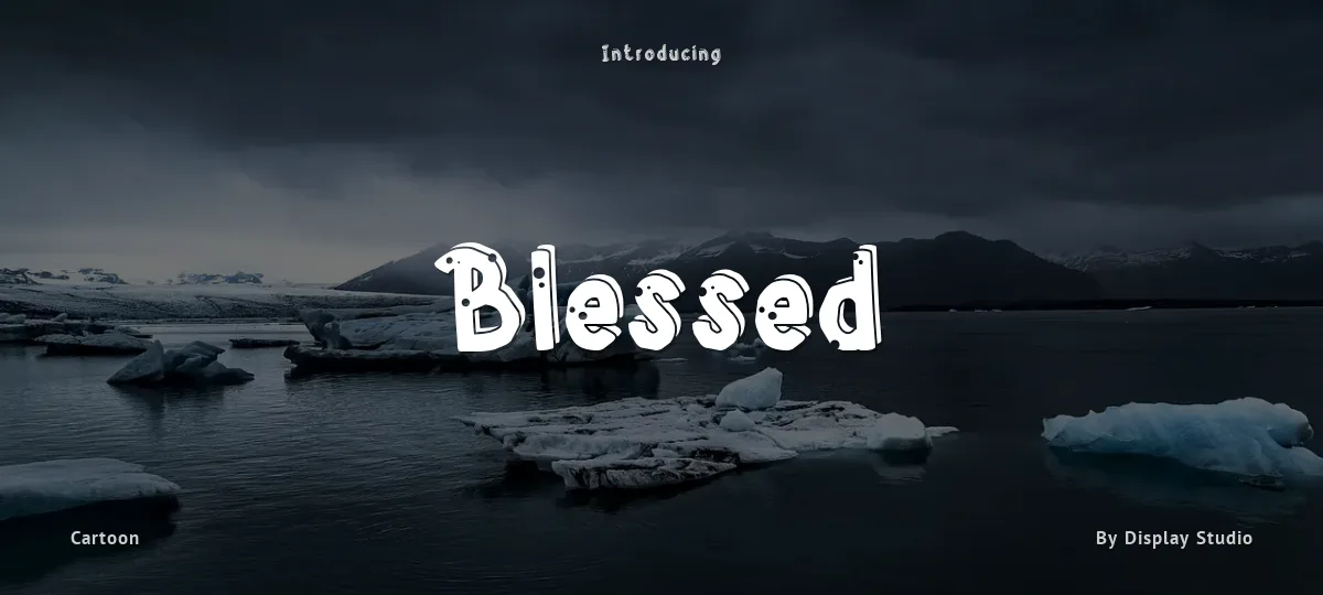 Blessed font preview