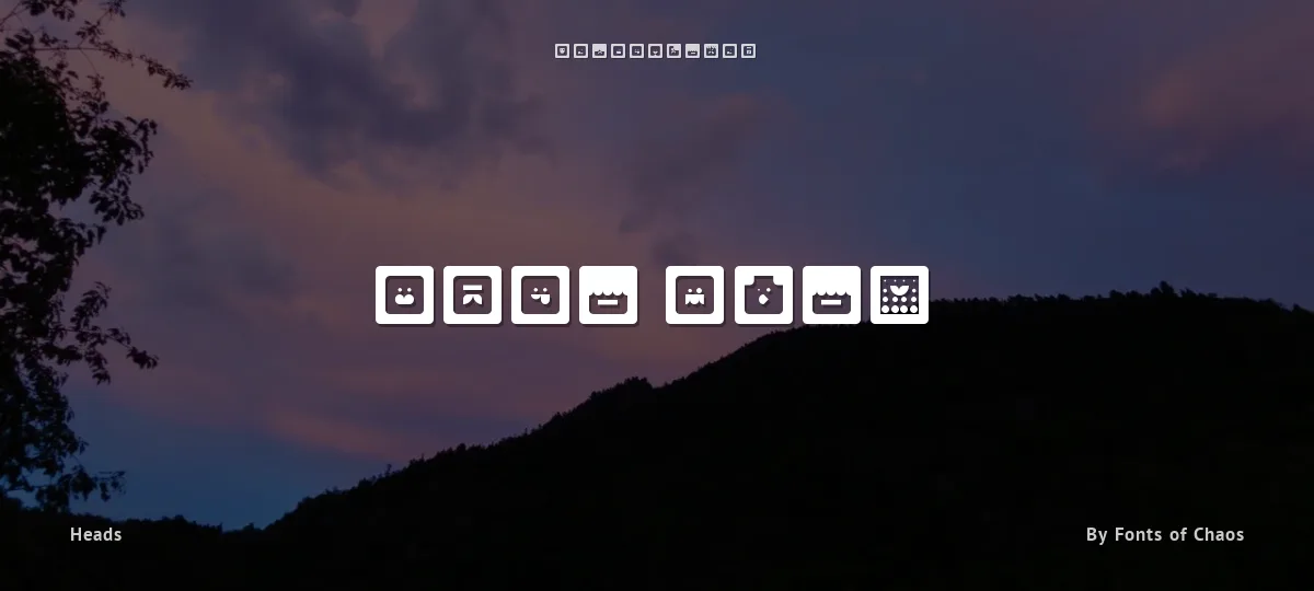 Bloc Face font preview
