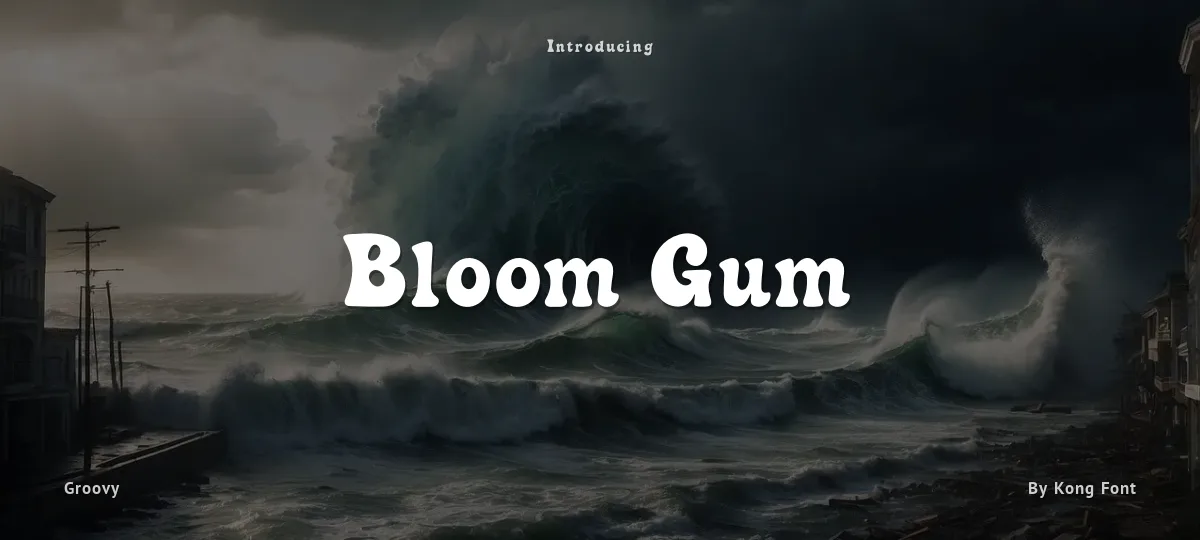 Bloom Gum font preview