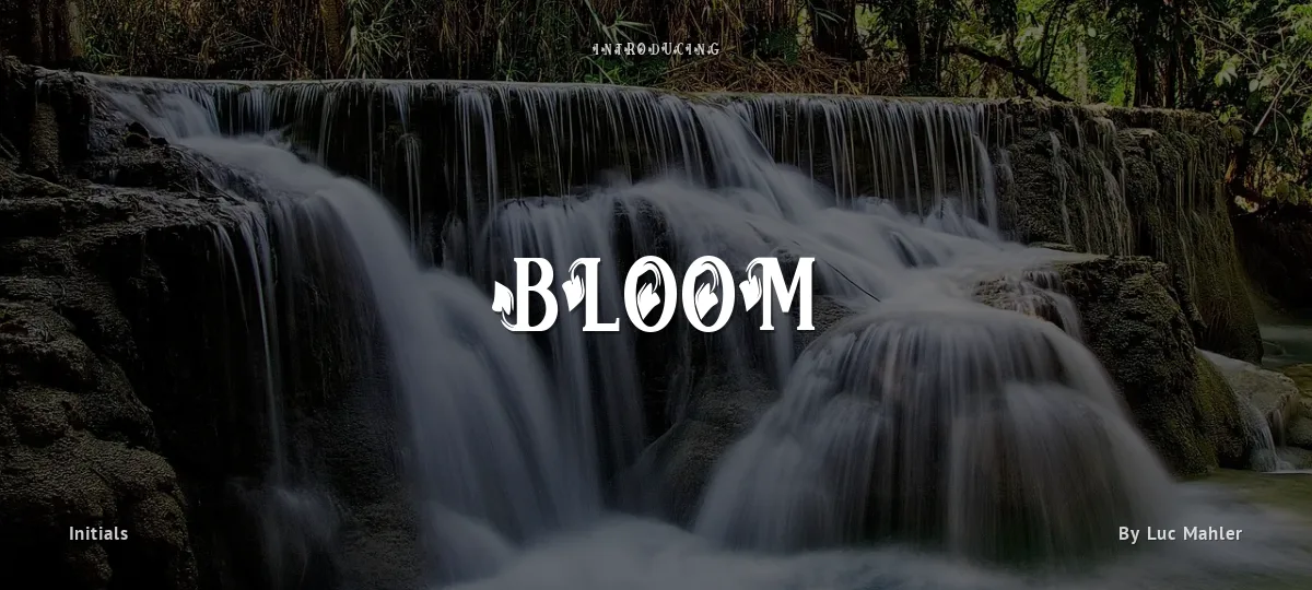 Bloom font preview