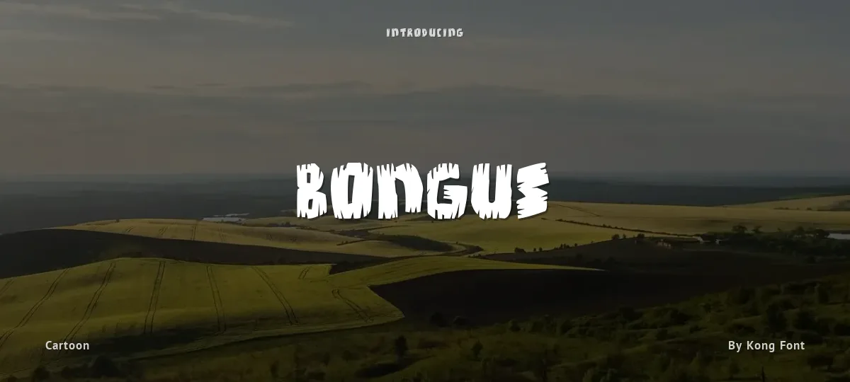 Bongus font preview