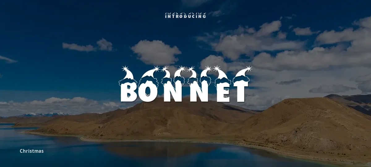 Bonnet font preview