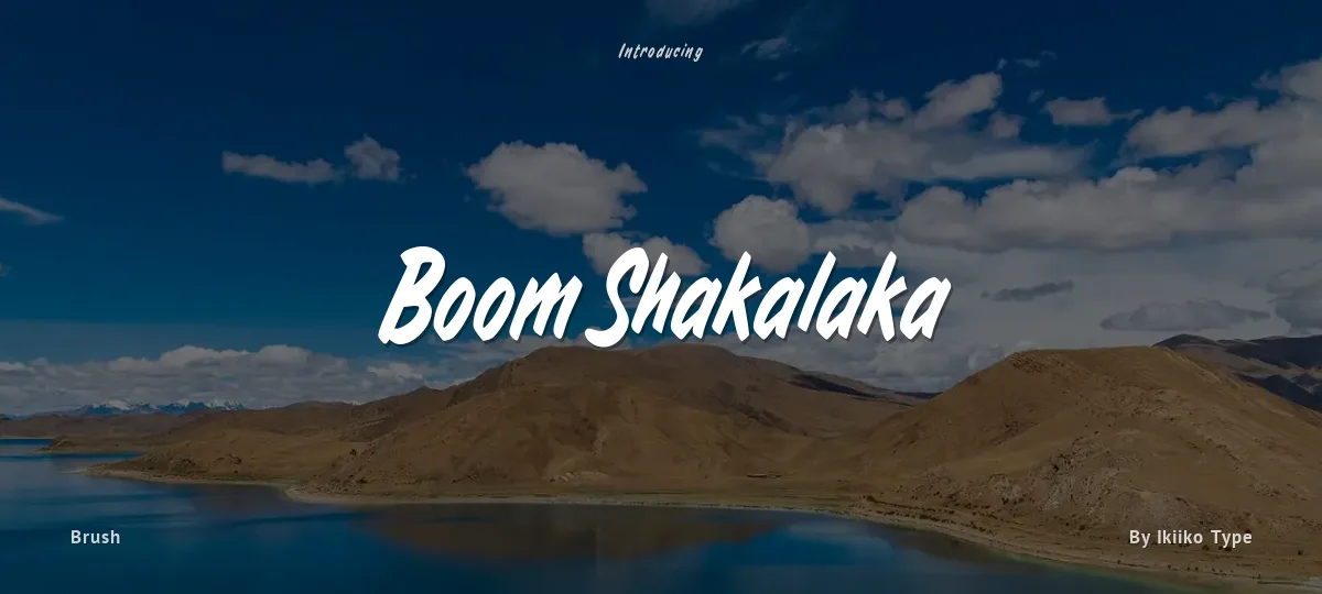 Boom Shakalaka font preview