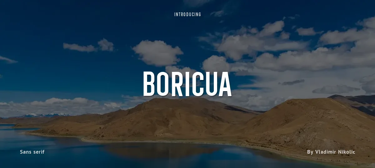 Boricua font preview