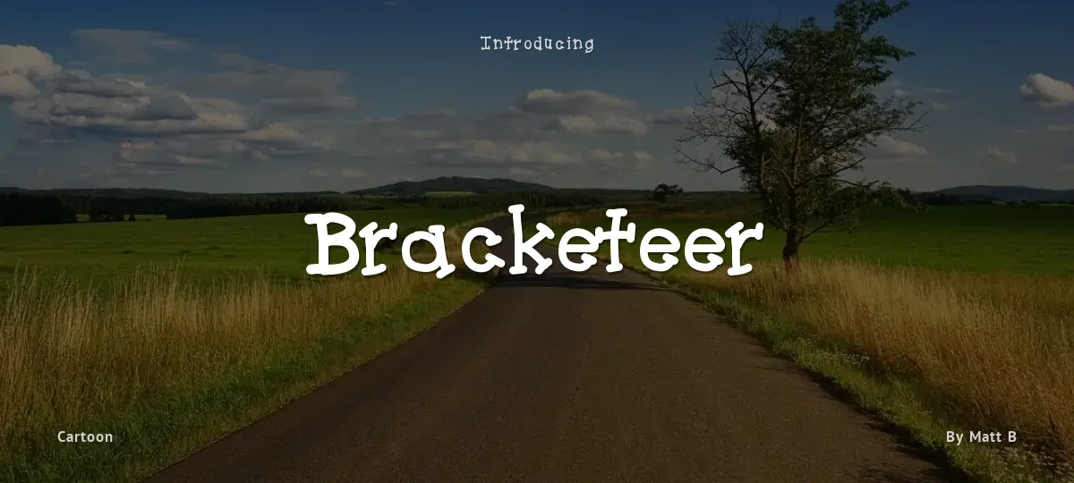 Bracketeer font preview