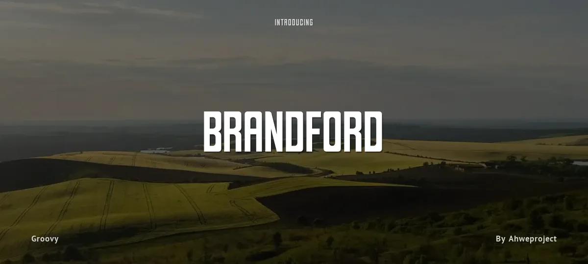 Brandford font preview
