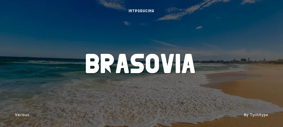 Brasovia font preview