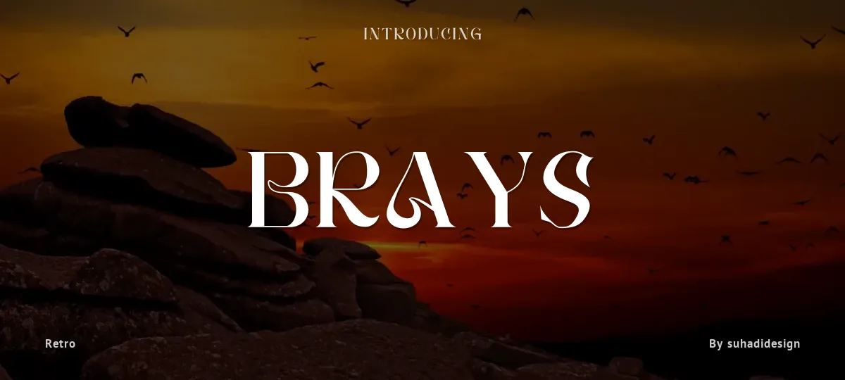 Brays font preview
