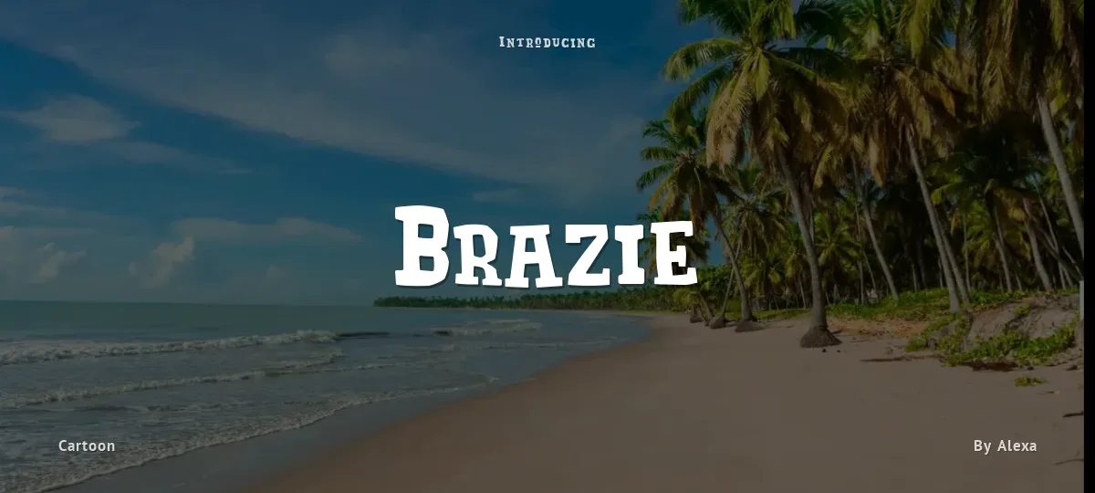Brazie font preview
