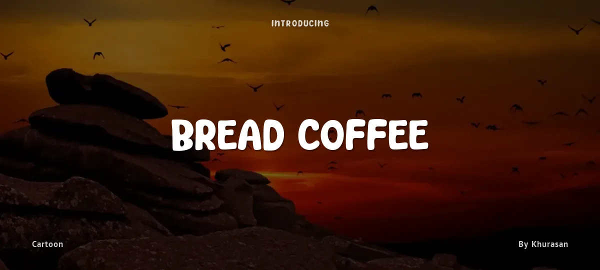 Bread Coffee font preview