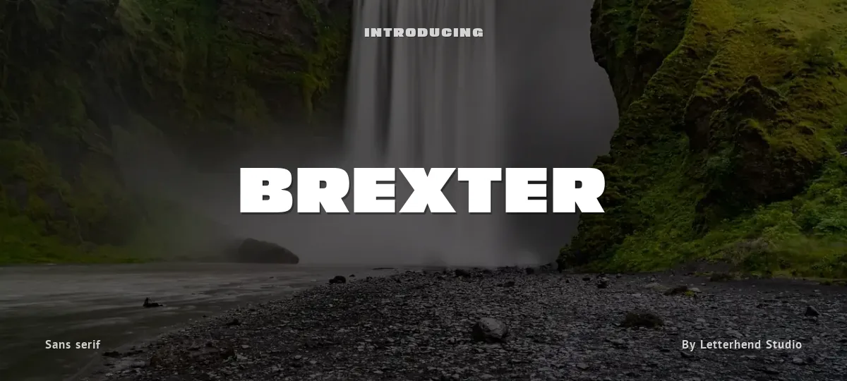 Brexter font preview