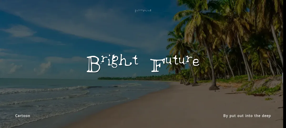 Bright Future font preview