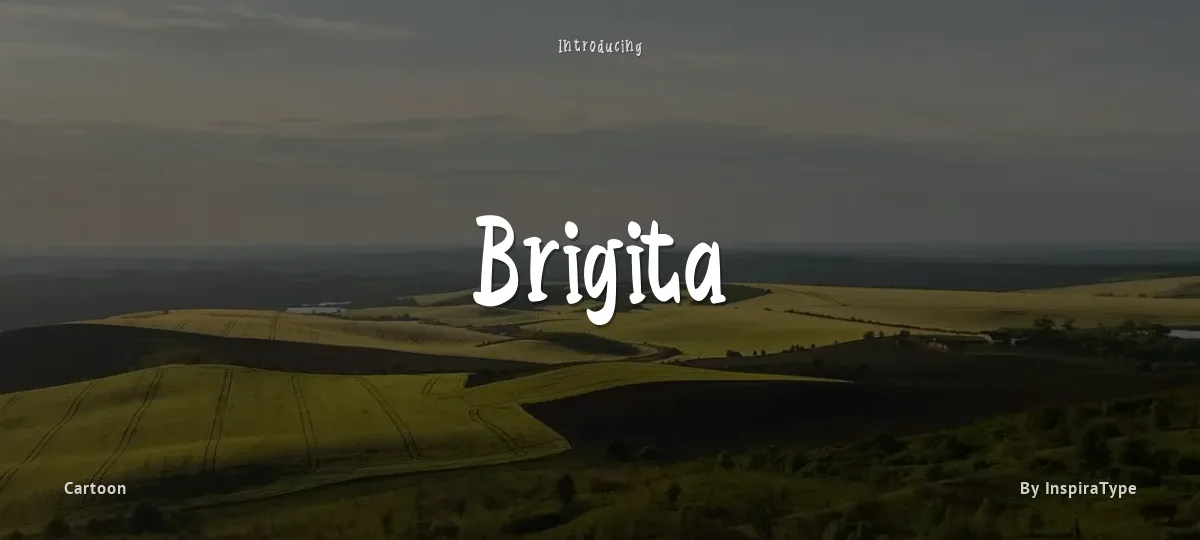 Brigita font preview
