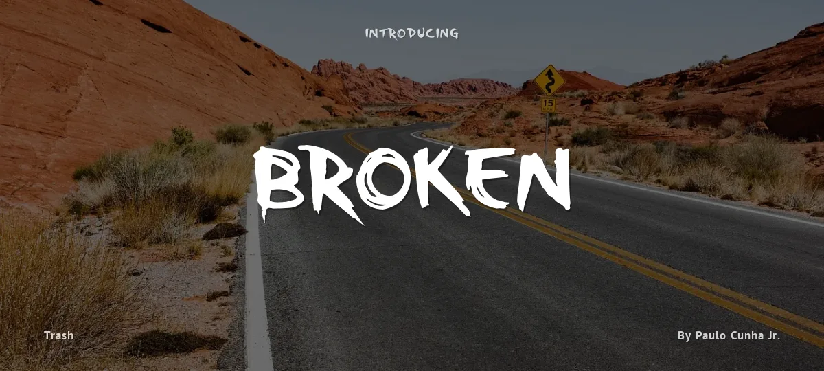 Broken font preview
