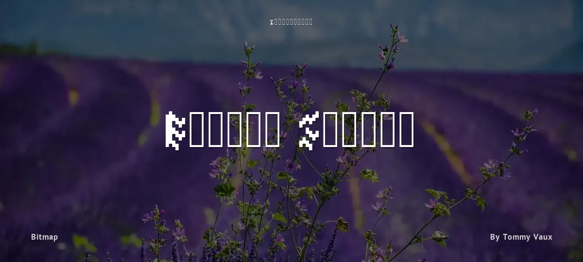 Broken Signal font preview